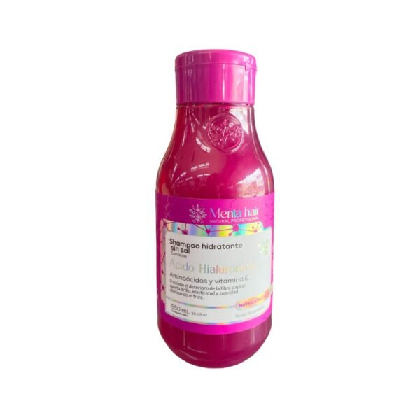 Menta Hair Shampoo Hidratante Sin Sal Acido Hialurónico