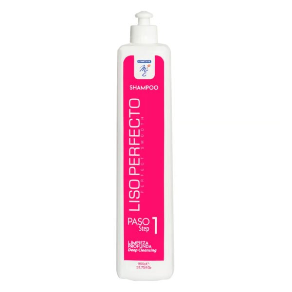 Mye Cosméticos Liso Perfecto Shampoo paso 1