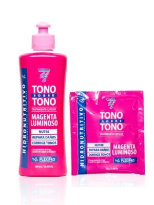 Cosméticos MyE Tratamiento Tono Sobre Tono Magenta Luminoso