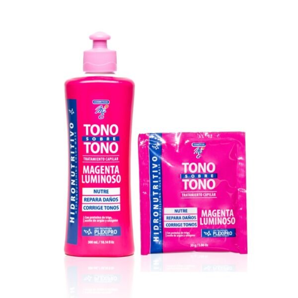 Cosméticos MyE Tratamiento Tono Sobre Tono Magenta Luminoso