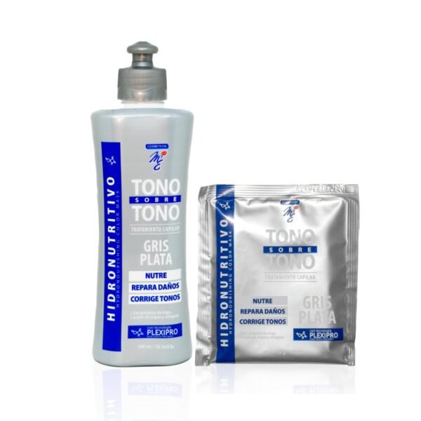 Cosméticos MyE Tratamiento Tono Sobre Tono Gris Plata