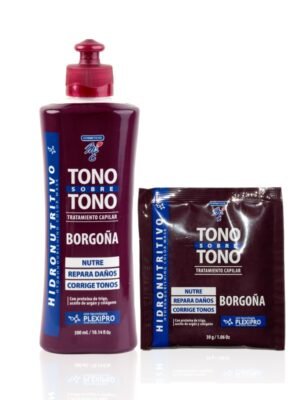 Cosméticos MyE Tratamiento Tono Sobre Tono Borgoña