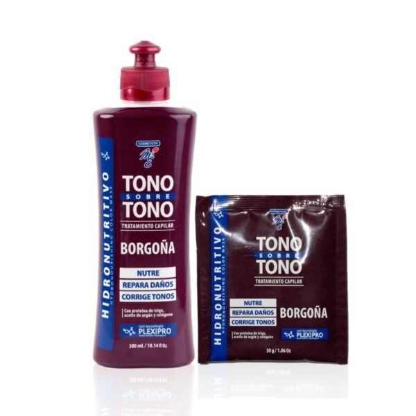 Cosméticos MyE Tratamiento Tono Sobre Tono Borgoña