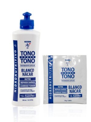 Cosméticos MyE Tratamiento Tono Sobre Tono Blanco Nacar