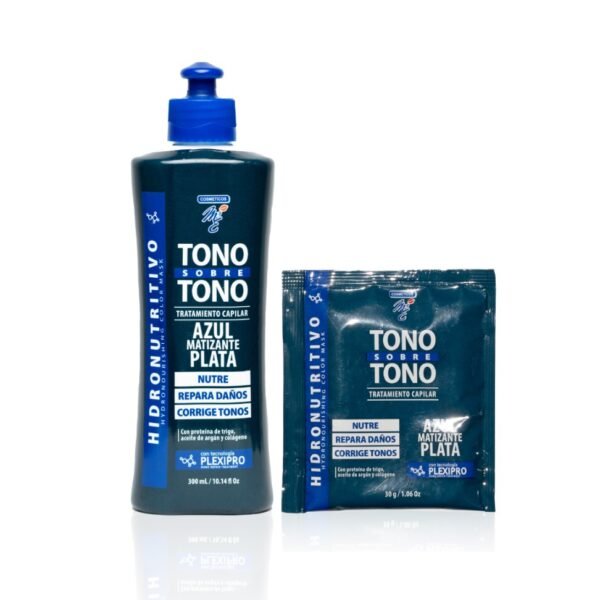 Cosméticos MyE Tratamiento Tono Sobre Tono Azul Plata