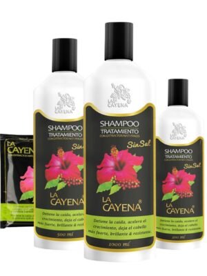 La Cayena Shampoo Tratamiento Sin Sal – Fortalece y Estimula el Crecimiento Capilar