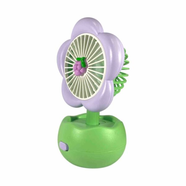 Mini Fan Modern Stylish DD8098 – Ventilador Portátil con Diseño de Flor