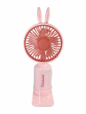 Handheld Fan – Ventilador Portátil con Luz LED Colorida y Carga USB-C