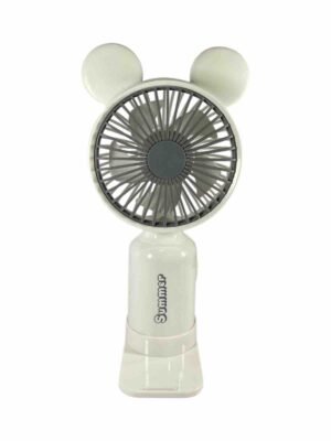 Handheld Fan 933-158 D – Ventilador Portátil con Luz LED Colorida y Carga USB-C