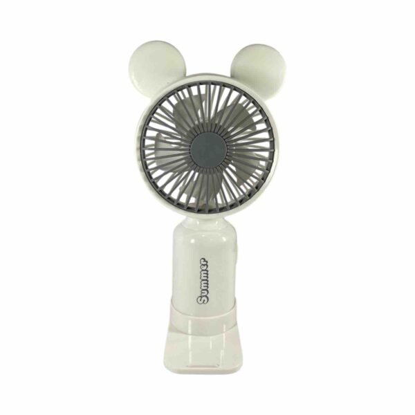 Handheld Fan 933-158 D – Ventilador Portátil con Luz LED Colorida y Carga USB-C