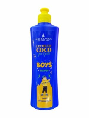 Shampoo Leche de Coco Pal Pelo Boys Andres Vega