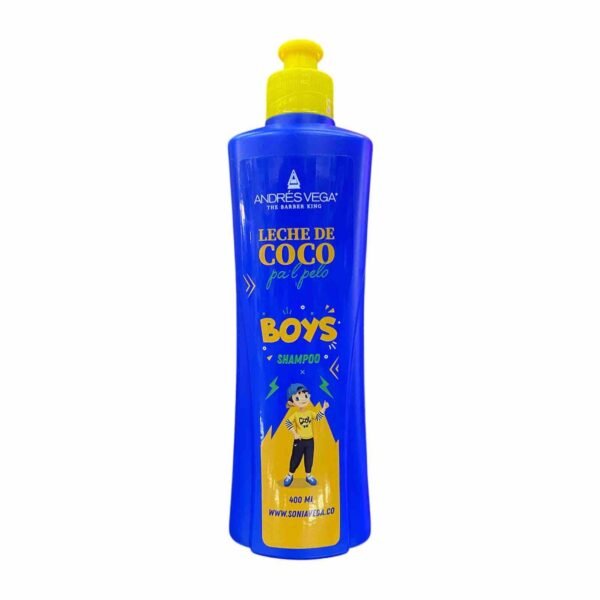 Shampoo Leche de Coco Pal Pelo Boys Andres Vega
