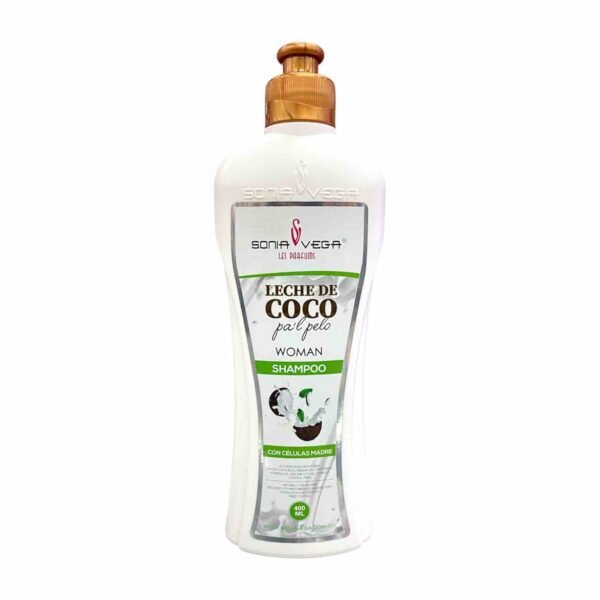 Shampoo Leche de Coco Pal Pelo con Células Madre Sonia Vega